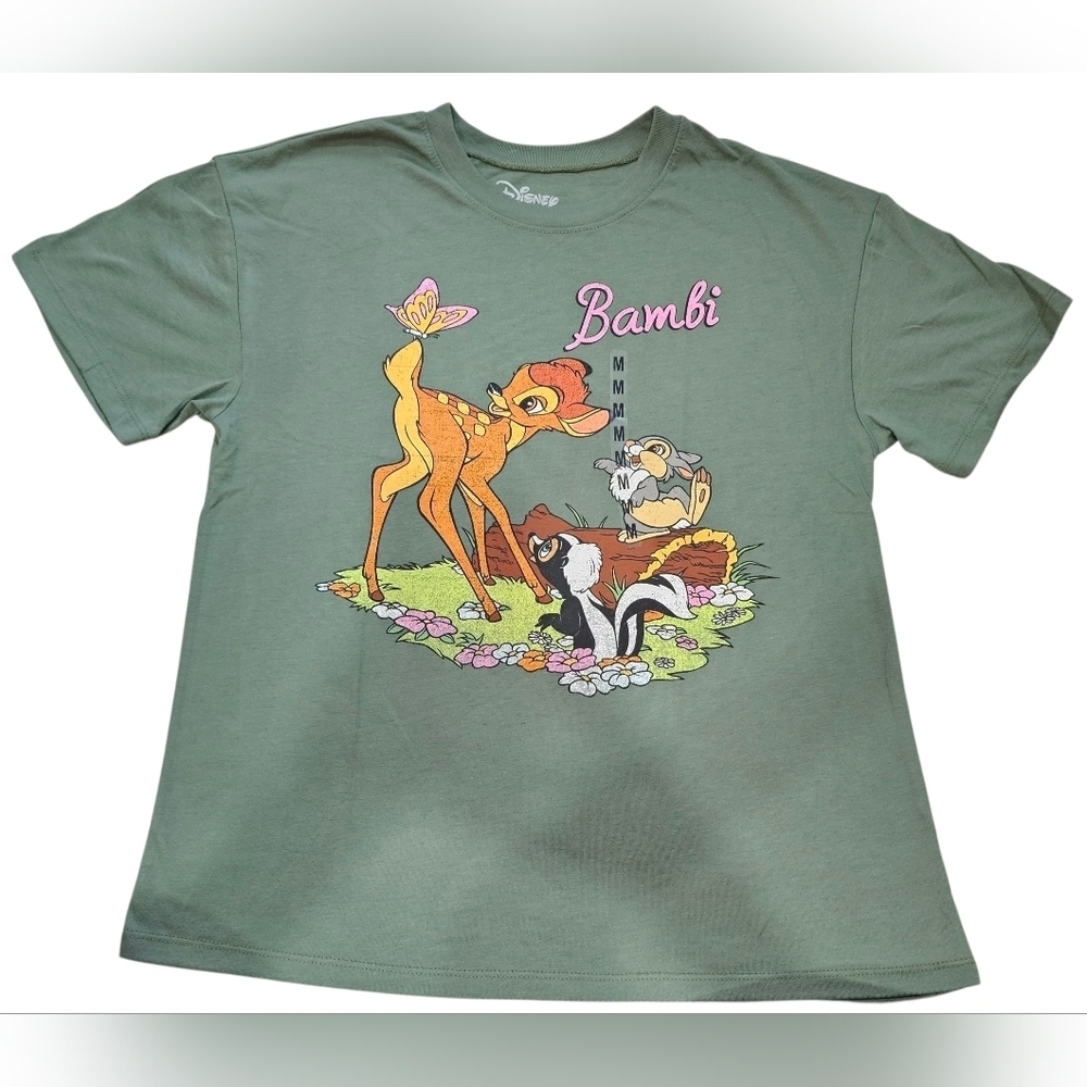 Disney's Bambi And Friends Junior Medium Graphic T-shirt. New